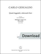 Questi leggiadri, odorosetti fiori 