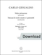 Felice primavera (prima parte) - Danzan le ninfe oneste e i pastorelli (seconda parte) 