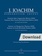 Fantasie über Ungarische Motive - Fantasie über Irische [Schottische] Motive 