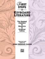 First Steps In Keyboard Literature 