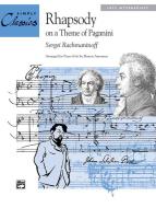 Rhapsody On A Theme Of Paganini 