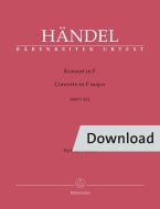 Konzert F-Dur HWV 331 Download
