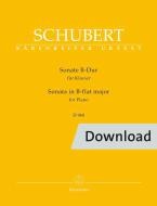 Sonate für Klavier B-Dur D 960 Download