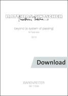 beyond (a system of passing) for flute solo (2013) Download