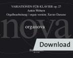 Organova 12: Variationen für Klavier op. 27 Download