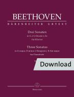 3 Sonaten in G, d ('Sturm'), Es op. 31 Download