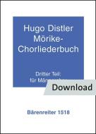 Mörike-Chorliederbuch Teil 3 op. 19 Download