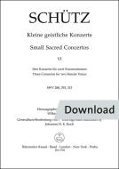 Kleine geistliche Konzerte Heft 6 Download