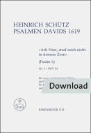 Ach Herr, straf mich nicht in deinem Zorn Download