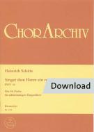 Singet dem Herrn ein neues Lied SWV 35 Download