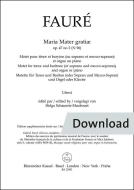 Maria Mater gratiae op. 47/2 N 96 Download