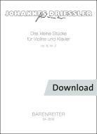 3 kleine Stücke op. 8/3 