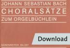 Choralsätze zum Orgelbüchlein Download