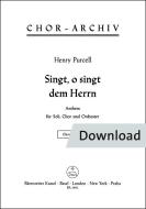 Singt, o singt dem Herrn Download