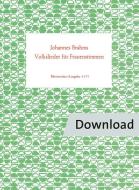 Volkslieder für Frauenstimmen Download