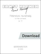 Flötenstück neunphasig op. 171 