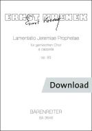 Lamentatio Jeremiae Prophetae op. 93 Download