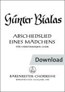 Abschiedslied eines Mädchens 