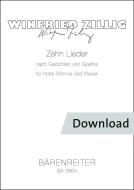 10 Lieder nach Gedichten von Johann Wolfgang von Goethe 