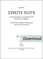 Zweite Suite nach Tänzen aus Leopold Mozarts Notenbuch für Wolfgang 