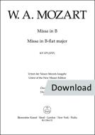 Missa brevis B-Dur KV 275 (272b) Download