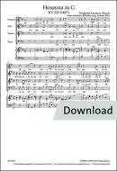 Hosanna G-Dur KV 223 (166e) Download