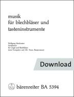 Variationen für Orgel und Blechbläserchor 
