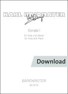 Sonate Nr. 1 für Viola und Klavier 