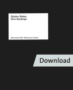 3 Gesänge nach Gedichten von Lope de Vega Download