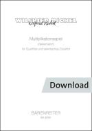 Multiplikationsspiel für Flöte und elektrisches Zubehör 