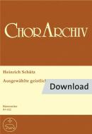 Ausgewählte geistliche Chorsätze Download