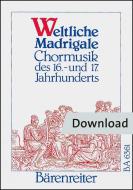 Weltliche Madrigale Download