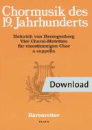 4 Choralmotetten Download