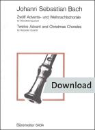 12 Advents- und Weihnachtschoräle Download