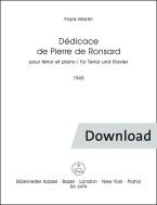 Dedicace de Pierre de Ronsard Download