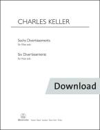 6 Divertissements für Flöte solo 
