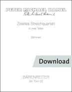 Zweites Streichquartett in zwei Teilen 