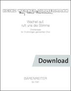 Wachet auf, ruft uns die Stimme Download