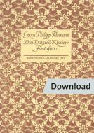 3 Dutzend Klavierfantasien TWV 33:1-36 Download