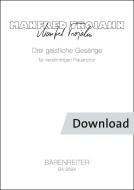 Drei geistliche Gesänge für vierstimmigen Frauenchor Download