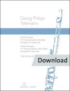 12 Fantasien für Viola da Gamba ohne Bass TWV 40:26-37 Download