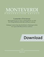 Lamento d'Arianna für 5 (Sing-)Stimmen (SSATB) und Basso continuo Download