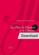 Les Fêtes de l'Hymen et de l'Amour Download