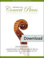 Concertino in ungarischer Weise a-Moll op. 21 Download
