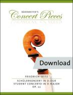 Schülerkonzert D-Dur op. 22 Download