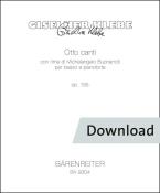Otto canti op. 135 Download