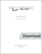 invocation VI für Sopran und Bassflöte Download