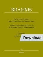 Aufführungspraktische Hinweise zu Johannes Brahms' Kammermusik Download