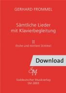 Sämtliche Lieder mit Klavierbegleitung 2 Download