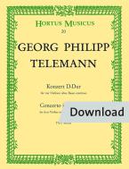 Konzert für 4 Violinen ohne Bass TWV 40:202 Download
